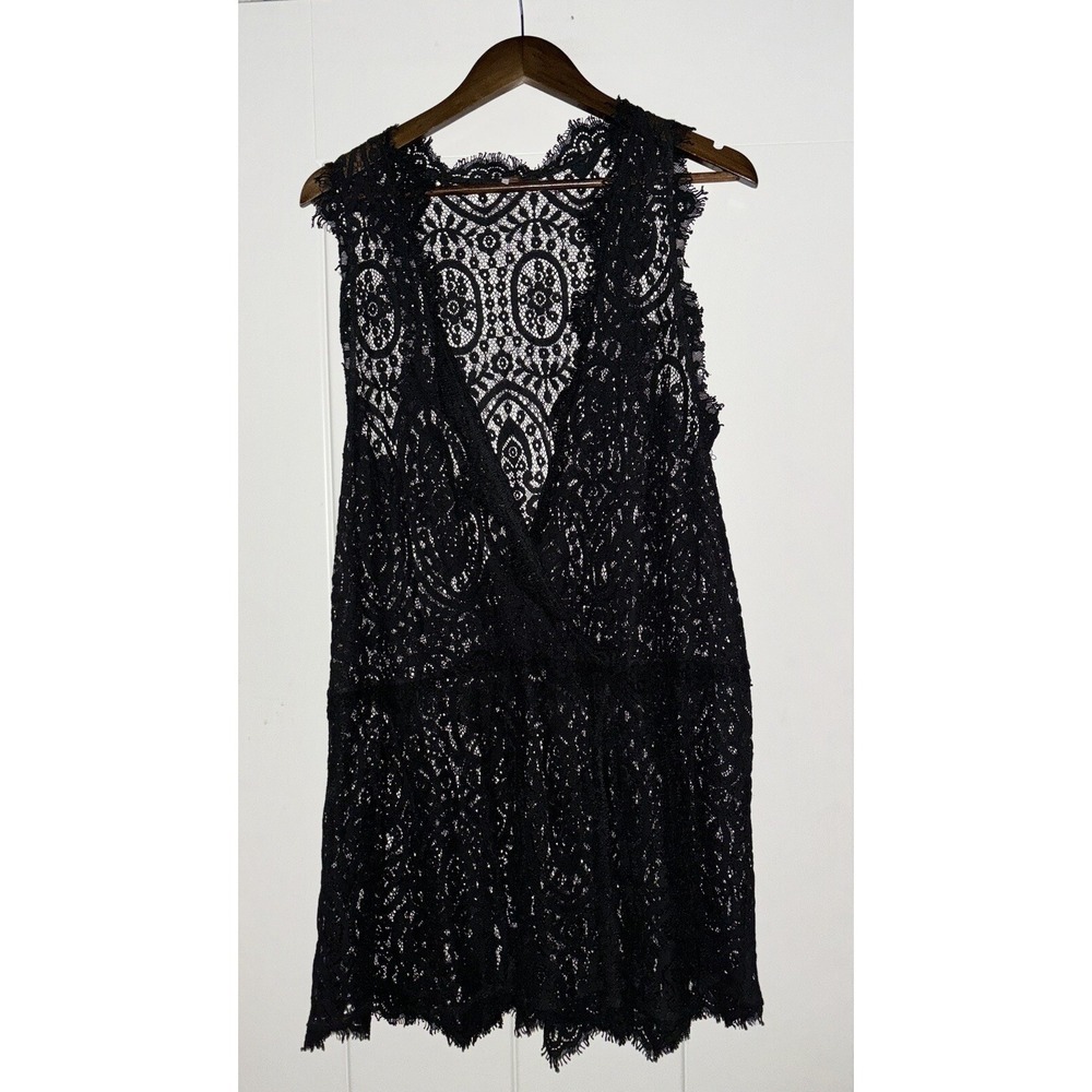 Free People Lacey Swimsuit Coverup Women M Slip-On Dress‎ Witchy Whimsigoth